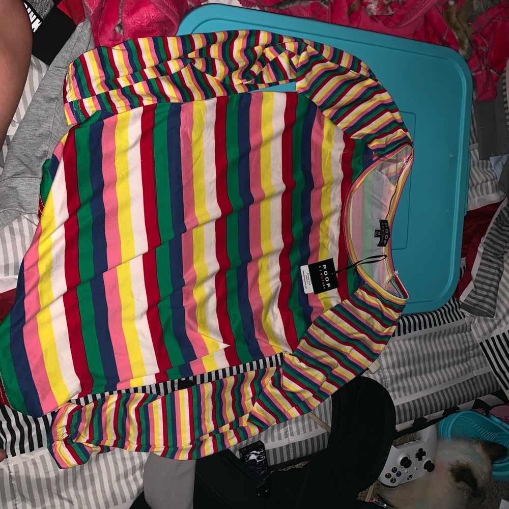 Long sleeve striped shirt